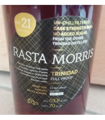 Rasta Morris Trinidad 21y