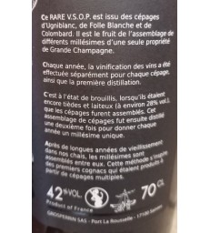 Cépages Grande Champagne VSOP Cognac Grosperrin