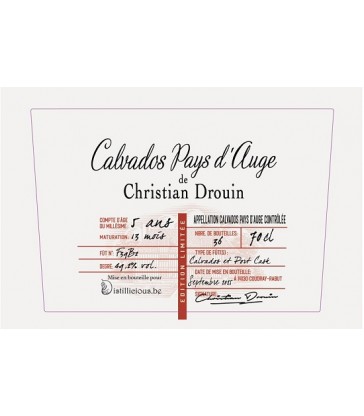 Drouin calvados 5y finsh fût de porto